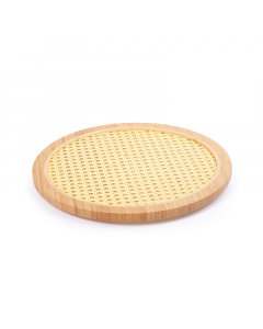 Round movable serving plate, size 35 * 2.7 cm
