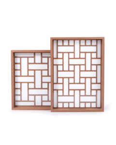 Wooden tofa set 2 pieces