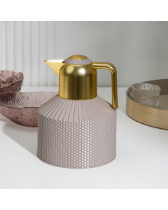 Linda thermos 1 liter golden gray