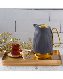 Allen thermos 1 liter gray gold