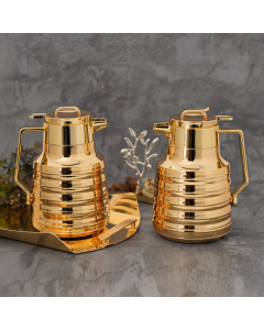Golden vacuum flask