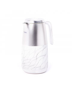 Soft thermos 1 liter white silver
