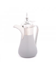 Lavender thermos 0.5 liter silver gray