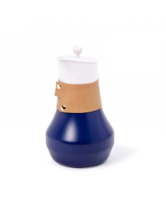 Roja thermos 0.65 liter blue white