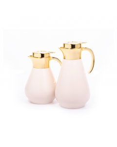 Aseel thermos set, 2 rose gold steel pieces