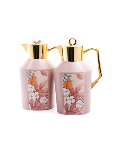 Rose gold ether thermos set of 2 pieces