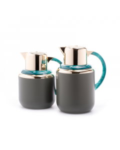 Ghaida thermos set 2 pieces green