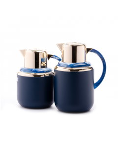 Ghaida thermos set of 2 blue pieces