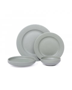 Dinner set 16 pieces green