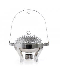 Buffet heater, 6 liters, silver