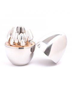 Cutlery set, oval, 24 pieces, steel
