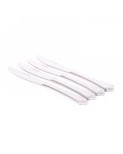 Dinner knife set, engraved 4 pieces
