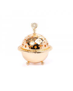 Medium golden incense burner