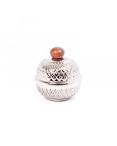 Small nickel plated serving bowl