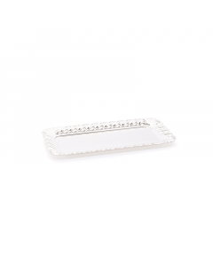 Rectangular silver tray