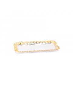 Rectangular silver tray
