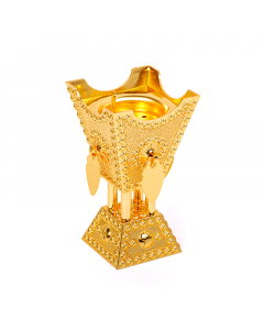 Small golden incense burner