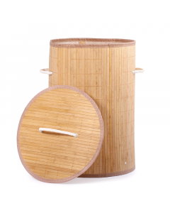 Beige circular storage basket 35*50
