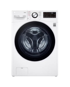 Front loading washing machine, 15 kg, white