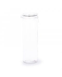 Glass jar with locking lid, 1900 ml