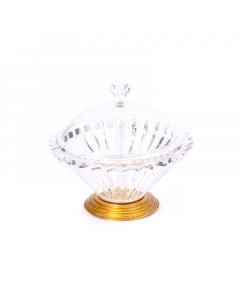 Golden acrylic sweet box
