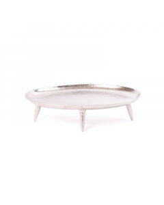 Small oval silver serving tray