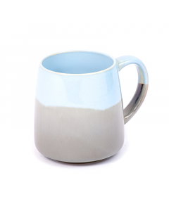 Blue gray porcelain cup