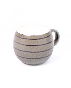 Gray porcelain cup