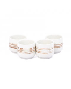 A set of ceramic cups, 4 pieces, 200 ml